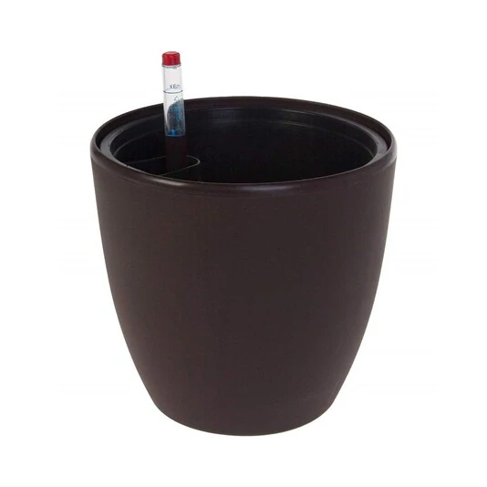 Кашпо PLANTA VITA "Round Matt espresso"