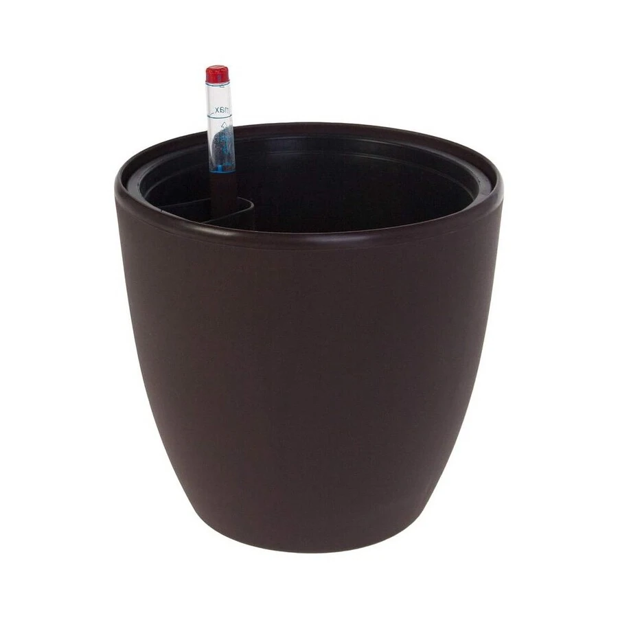 Кашпо PLANTA VITA "Round Matt espresso"