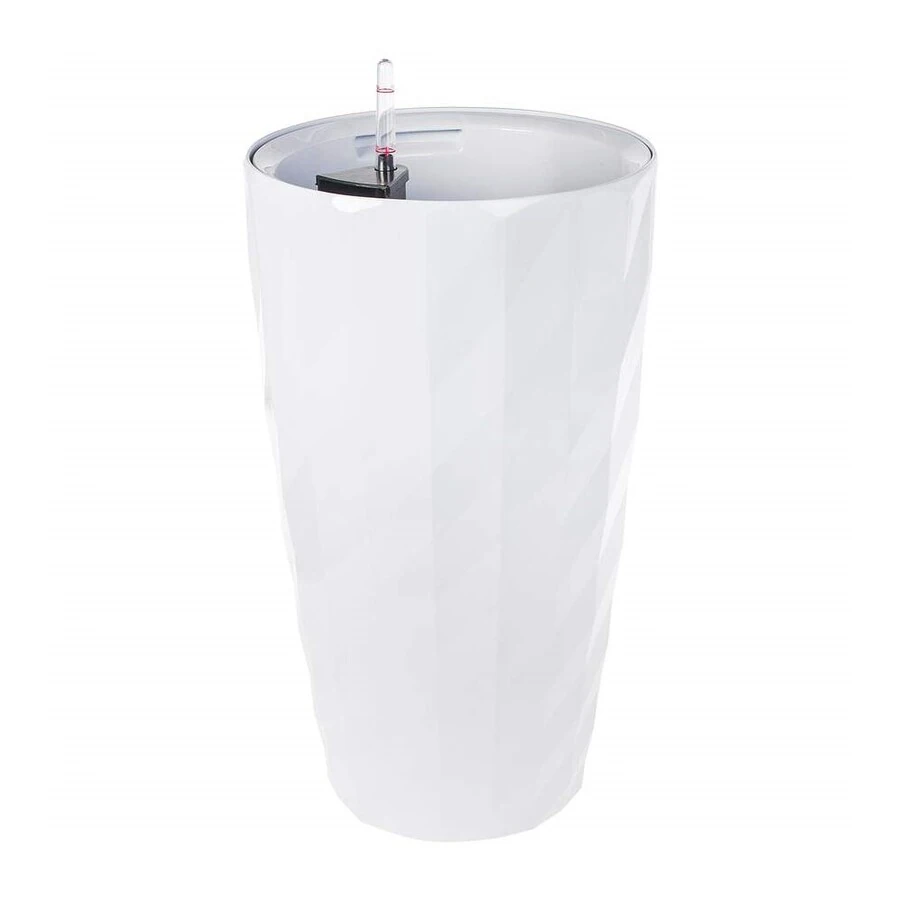 Кашпо PLANTA VITA "Vase Rib white"