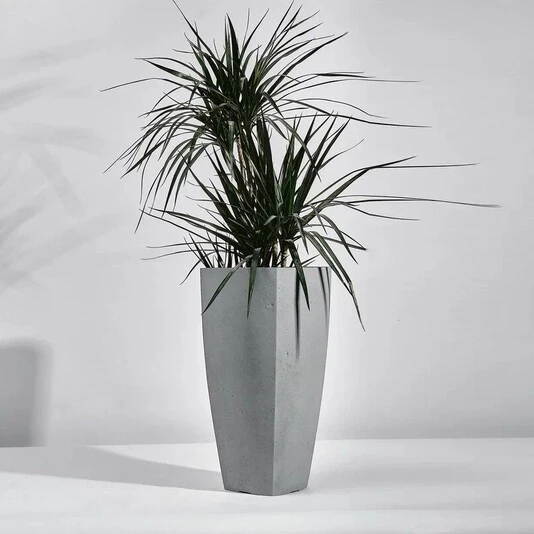 Кашпо Trapezoid grey
