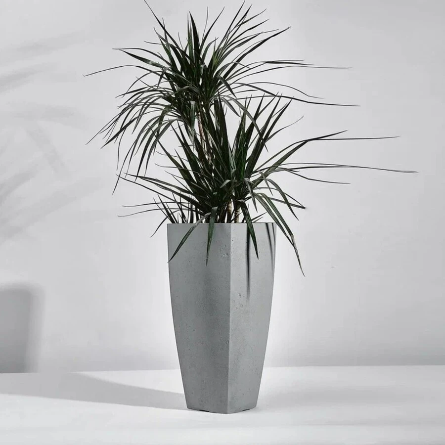Кашпо Trapezoid grey