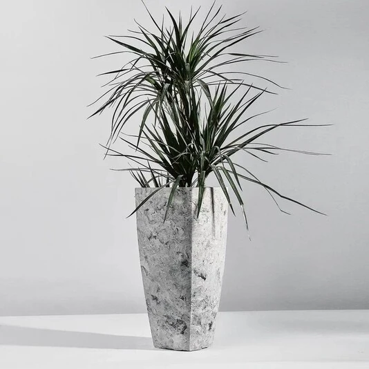 Кашпо Trapezoid Marble