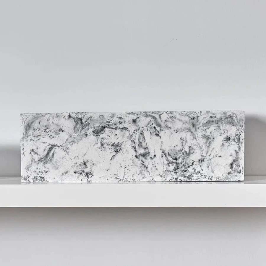 Кашпо Low-Rectangle Marble