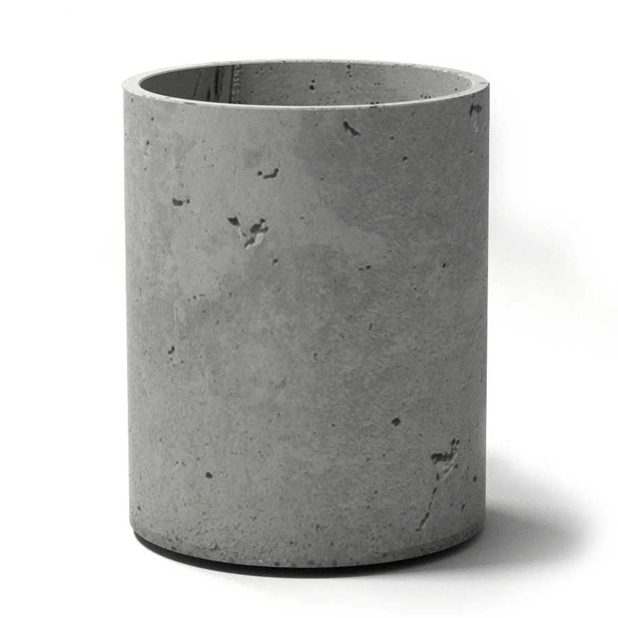 Кашпо из бетона CYLINDER напольное