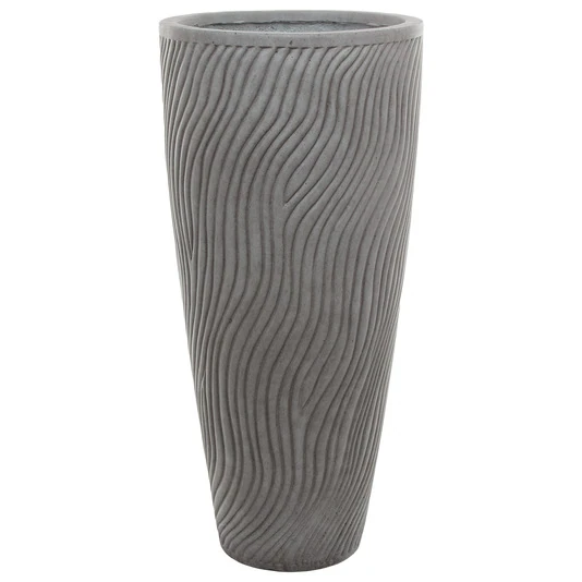 Кашпо Nobilis Marco "Sand Waves dark grey Vase"