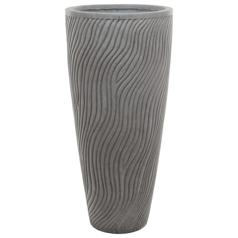 Кашпо Nobilis Marco "Sand Waves dark grey Vase"