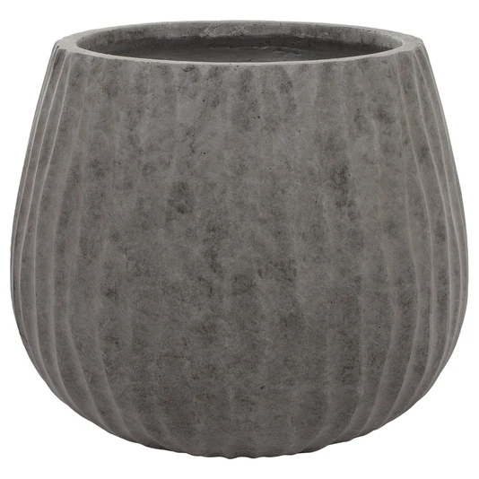 Кашпо Nobilis Marco "Waves dark grey Jaze"