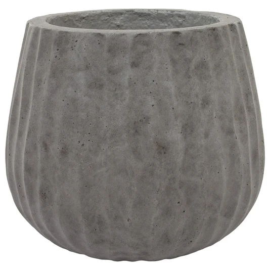 Кашпо Nobilis Marco "Waves dark grey Jaze"