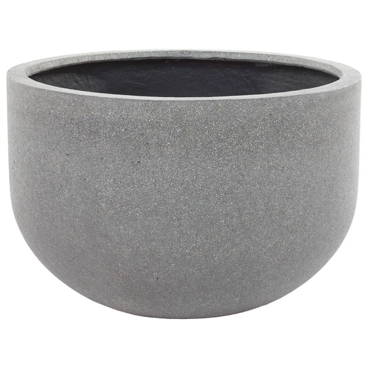 Кашпо Nobilis Marco "Plain rough grey Round"