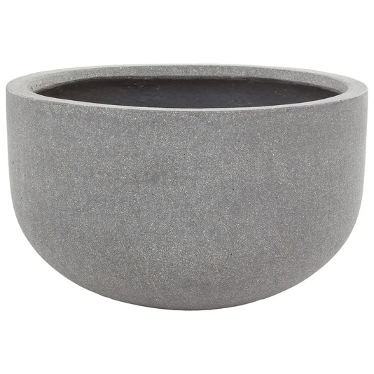 Кашпо Nobilis Marco "Plain rough grey Round"