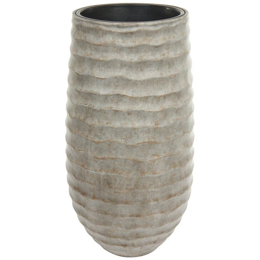 Кашпо Nobilis Marco "Horizontal waves fossil wood Tall Round" 