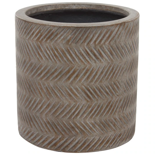 Кашпо Nobilis Marco "Fishbone fossil wood Cylinder"