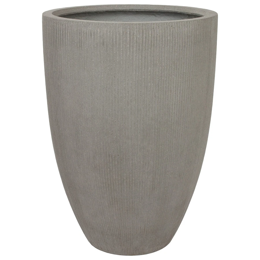 Кашпо Nobilis Marco "Vertical stripes rough cement Vase"