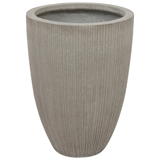Кашпо Nobilis Marco "Vertical stripes rough cement Vase"