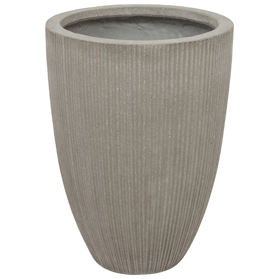 Кашпо Nobilis Marco "Vertical stripes rough cement Vase"