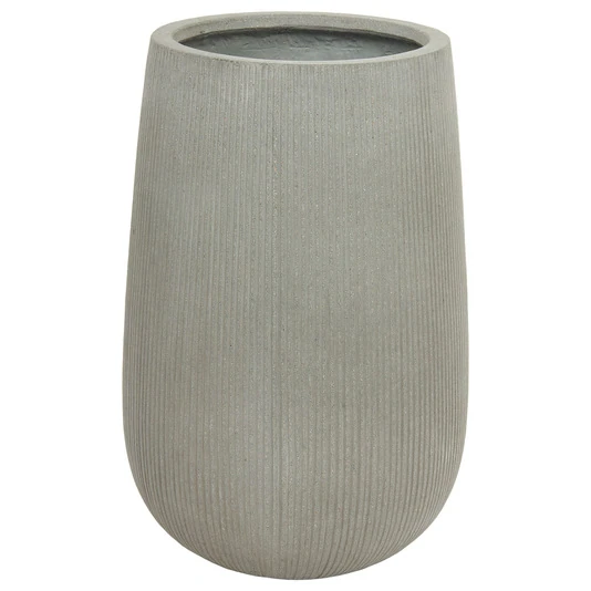 Кашпо Nobilis Marco "Vertical stripes rough cement Jar"