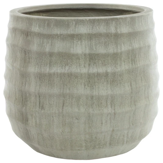 Кашпо Nobilis Marco "Horizontal waves antique green"