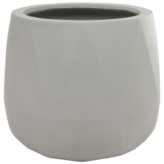 Кашпо Nobilis Marco "Diamond cold grey Jar"