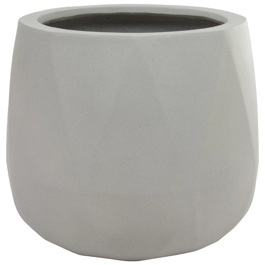 Кашпо Nobilis Marco "Diamond cold grey Jar"