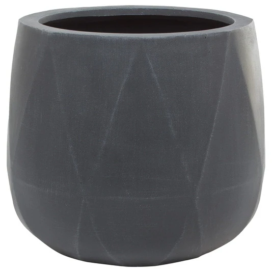 Кашпо Nobilis Marco "Diamond white grey Jar" 