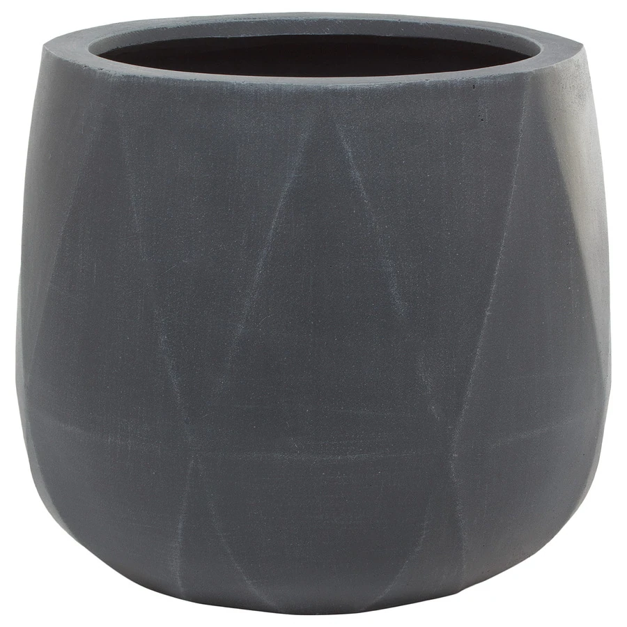 Кашпо Nobilis Marco "Diamond white grey Jar" 