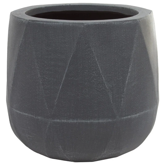 Кашпо Nobilis Marco "Diamond white grey Jar"