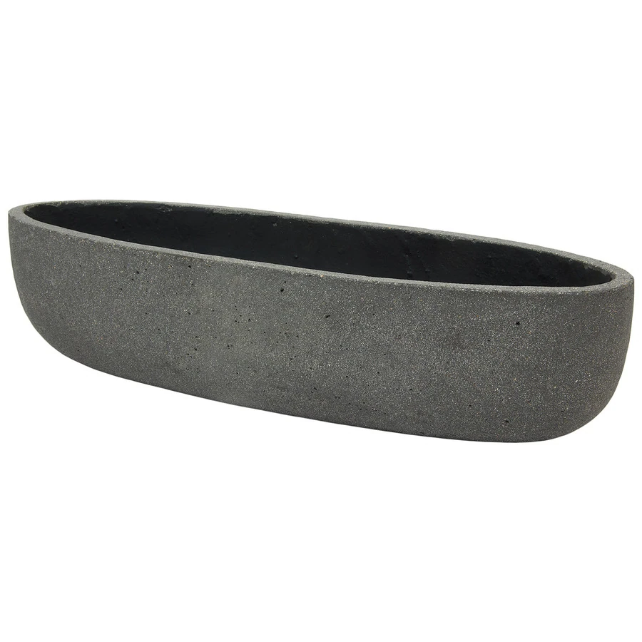 Кашпо Nobilis Marco "Plain rough grey Oval"