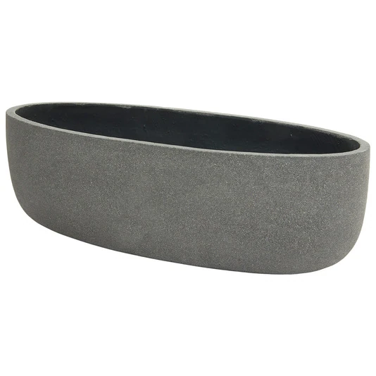 Кашпо Nobilis Marco "Plain rough grey Oval"