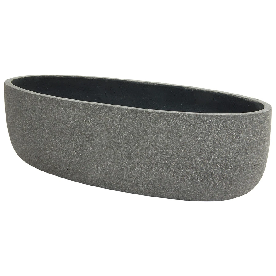 Кашпо Nobilis Marco "Plain rough grey Oval"