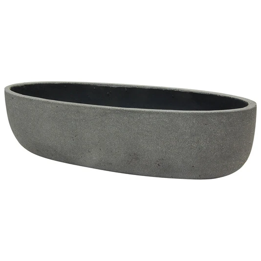 Кашпо Nobilis Marco "Plain rough grey Oval"