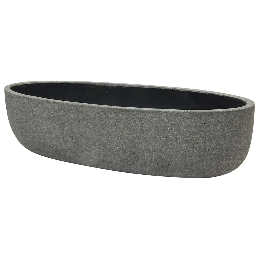 Кашпо Nobilis Marco "Plain rough grey Oval"