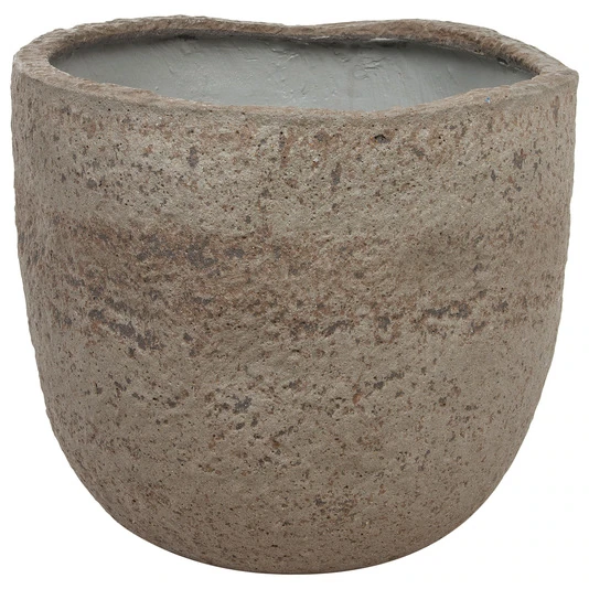 Кашпо Nobilis Marco "Plain grey stone Round" 