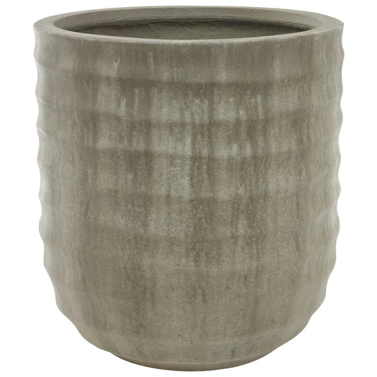 Кашпо Nobilis Marco "Horizontal waves antique green Jar" 