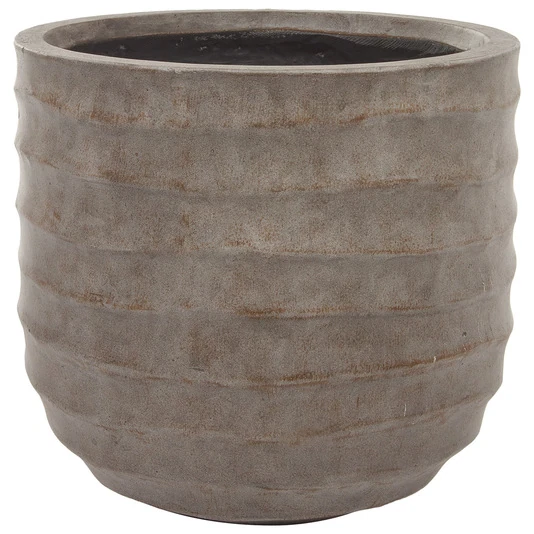 Кашпо Nobilis Marco "Horizontal waves fossil wood Jar"