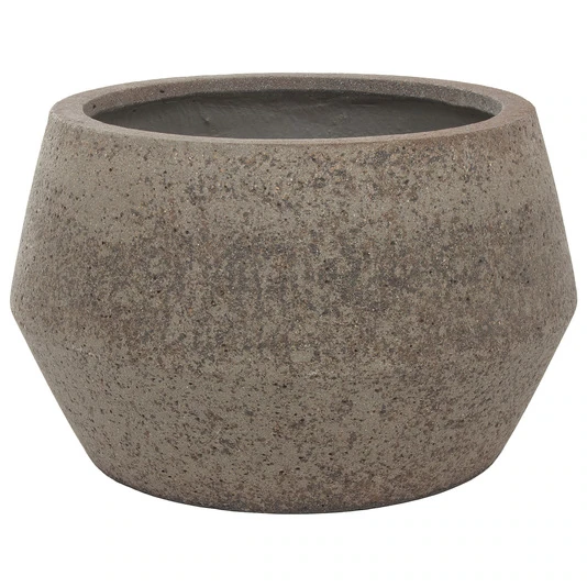 Кашпо Nobilis Marco "Plain grey stone Crater"