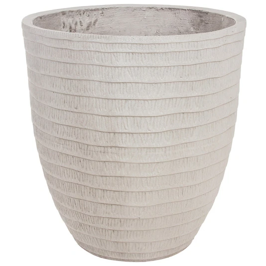 Кашпо Nobilis Marco "Waves grey Round"