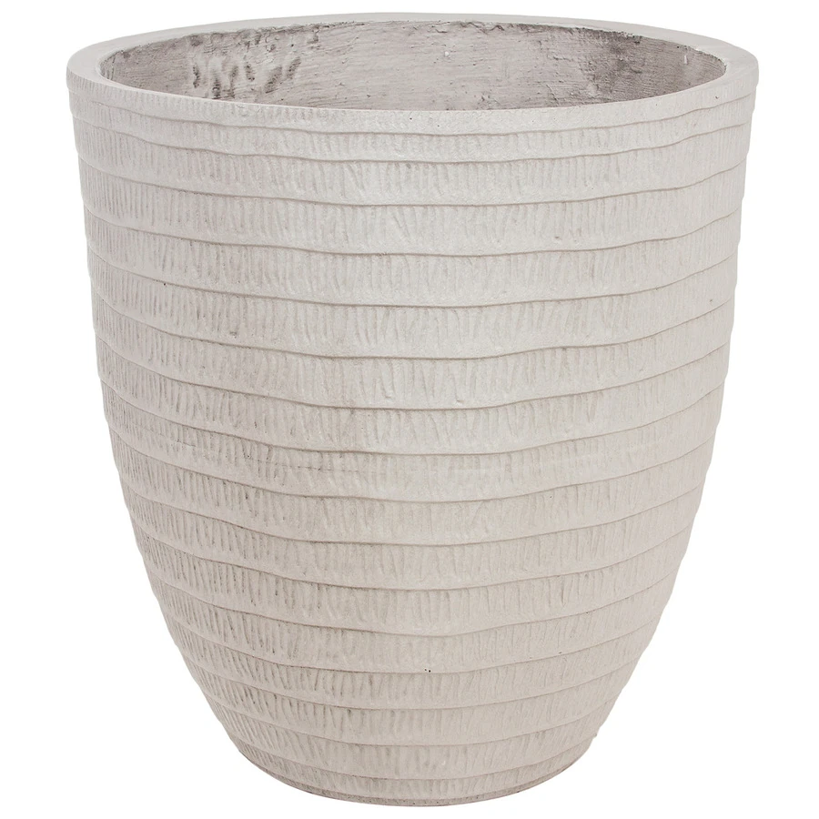 Кашпо Nobilis Marco "Waves grey Round"