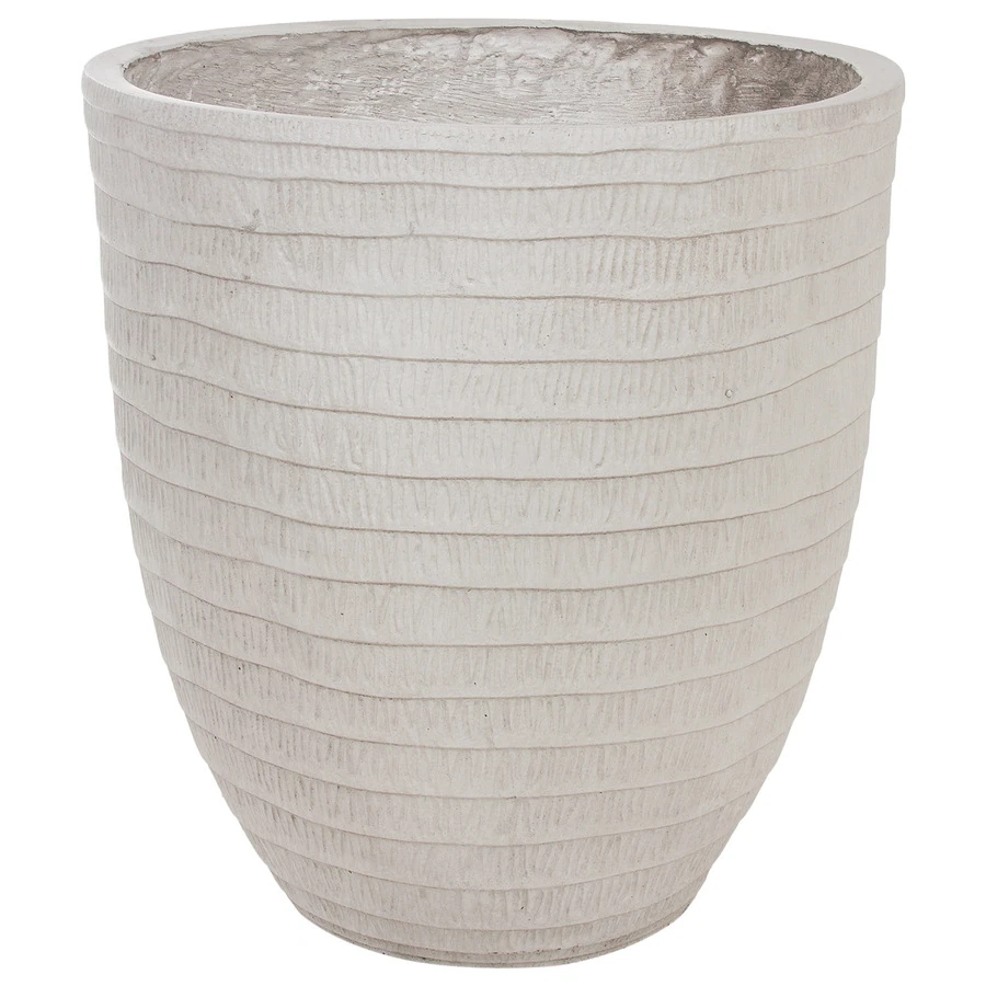 Кашпо Nobilis Marco "Waves grey Round"  