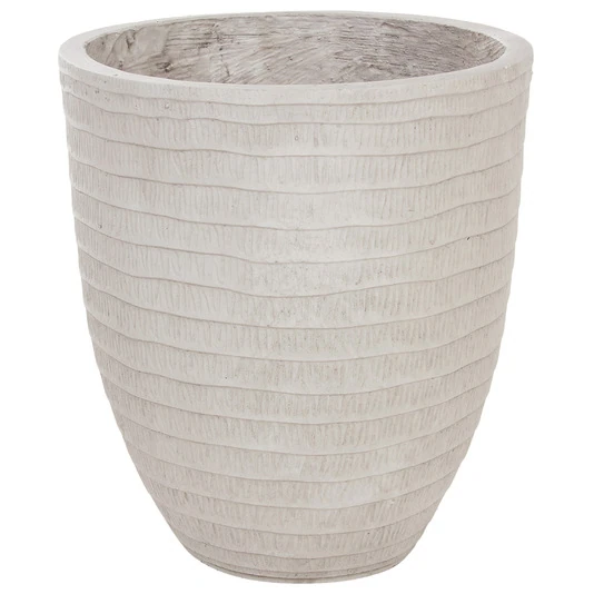 Кашпо Nobilis Marco "Waves grey Round"