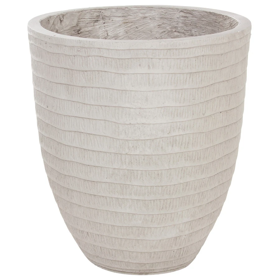 Кашпо Nobilis Marco "Waves grey Round"