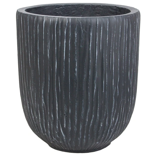 Кашпо Nobilis Marco "Ribs graphite Jar"