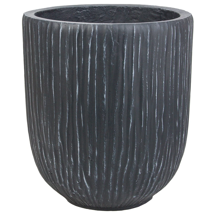 Кашпо Nobilis Marco "Ribs graphite Jar"