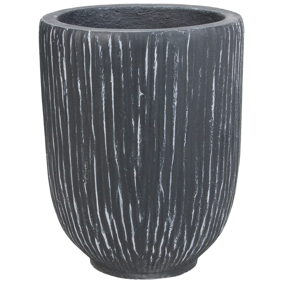 Кашпо Nobilis Marco "Ribs graphite Jar"