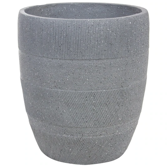 Кашпо Nobilis Marco "Tapes graphite Round"