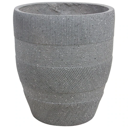 Кашпо Nobilis Marco "Tapes graphite Round"