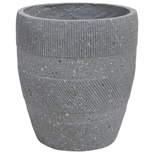 Кашпо Nobilis Marco "Tapes graphite Round"