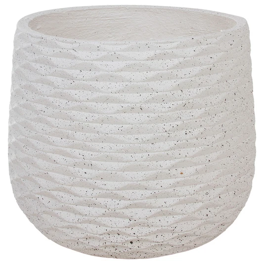 Кашпо Nobilis Marco "Cells white Jar"