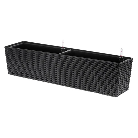 Кашпо PLANTA VITA "Balcony Twist black"