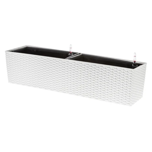 Кашпо PLANTA VITA "Balcony Twist white"