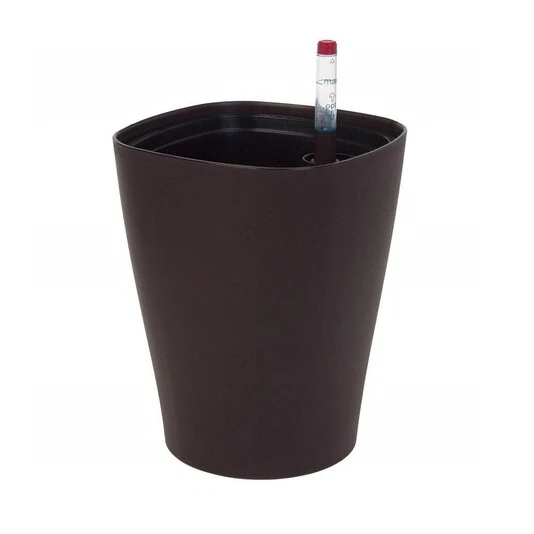 Кашпо PLANTA VITA "Crater Matt espresso"